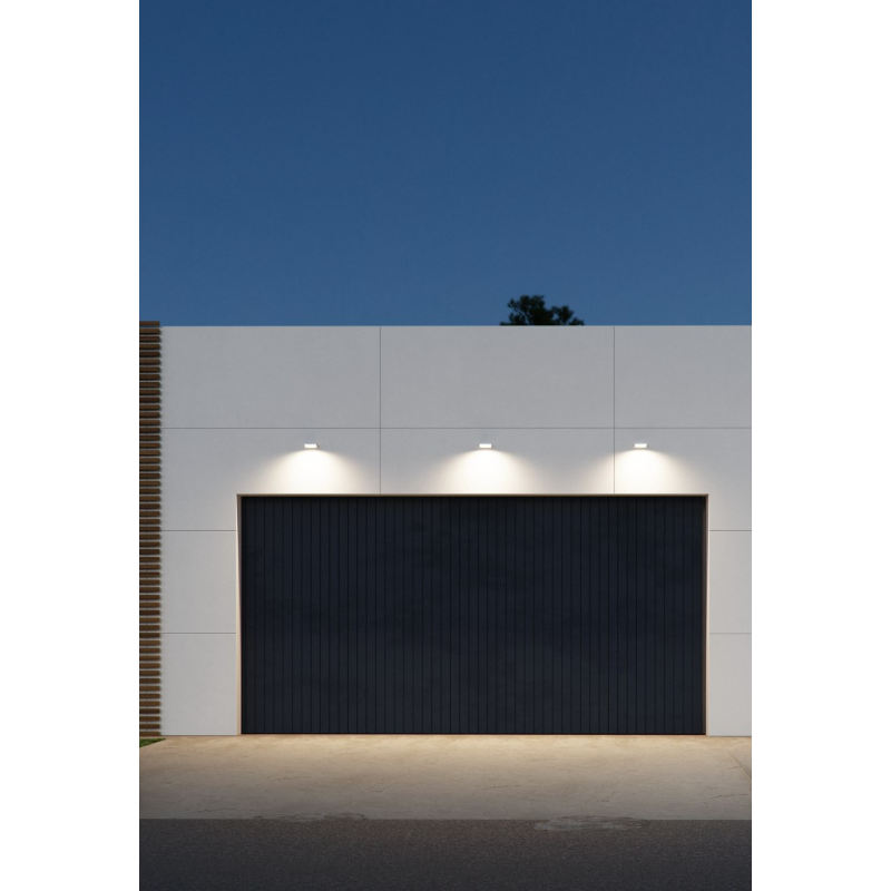 Proiettore LED da Esterno SKY-V3 Bianco con Sensore Microonde 10W 4000K