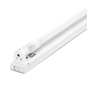 Tubo LED T5 con staffa 9W 0,6 m 3000K 150 lm/W