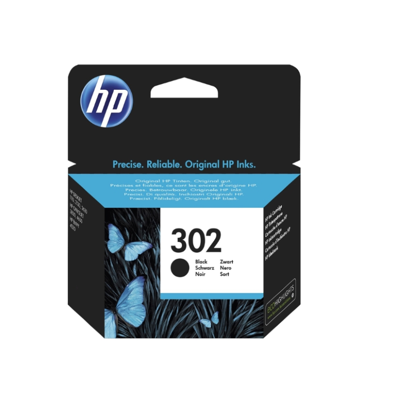 Originale HP Cartuccia d'inchiostro nero F6U66AE 302 ~170 Pagine