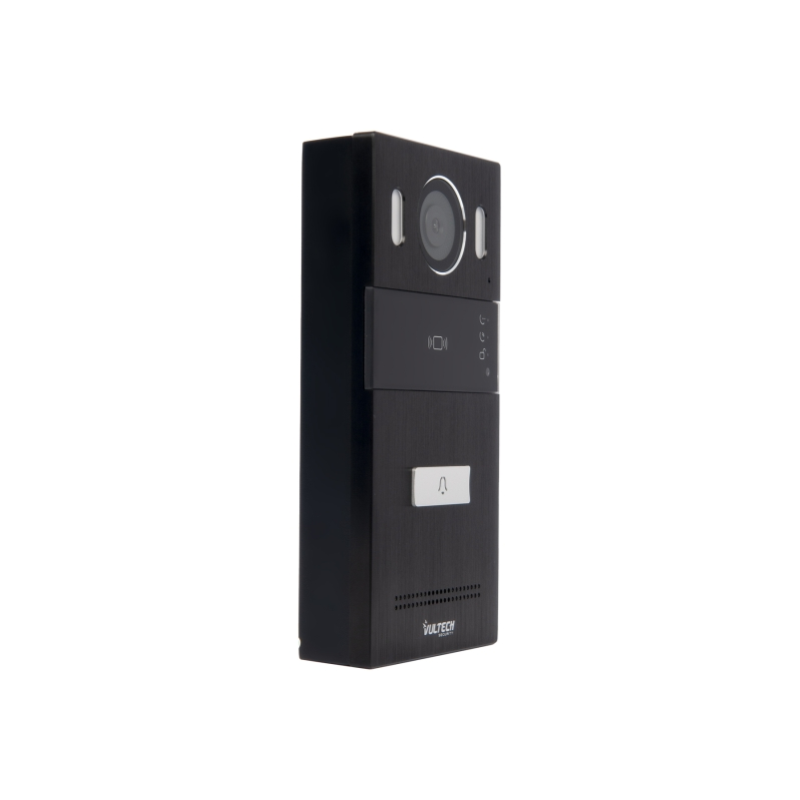 Postazione da esterno Vultech Security IP , 1 Tasto 2MPX - Interamente in alluminio VS-PE108-IP1S