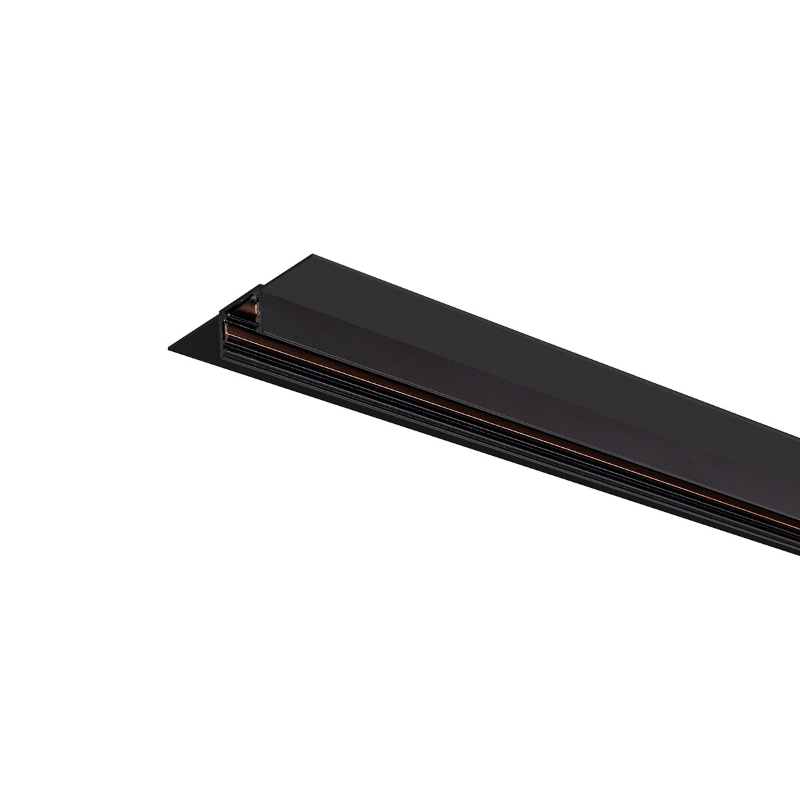 Binario da incasso 2m nero opaco