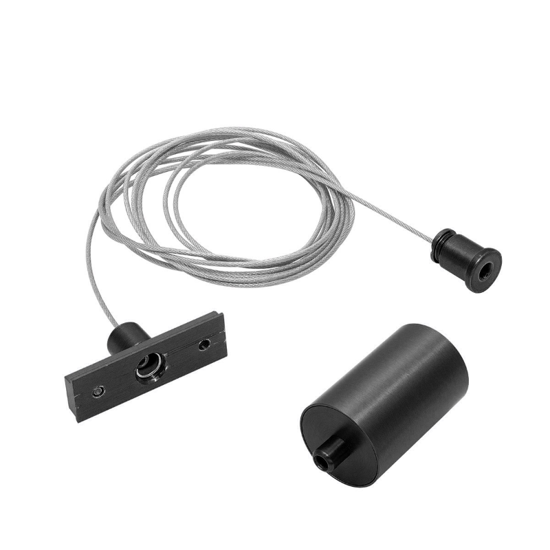 Kit sosp. binario decorativo nero op.