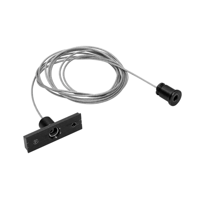 Kit sosp. Cavo singolo bin. Nero op.