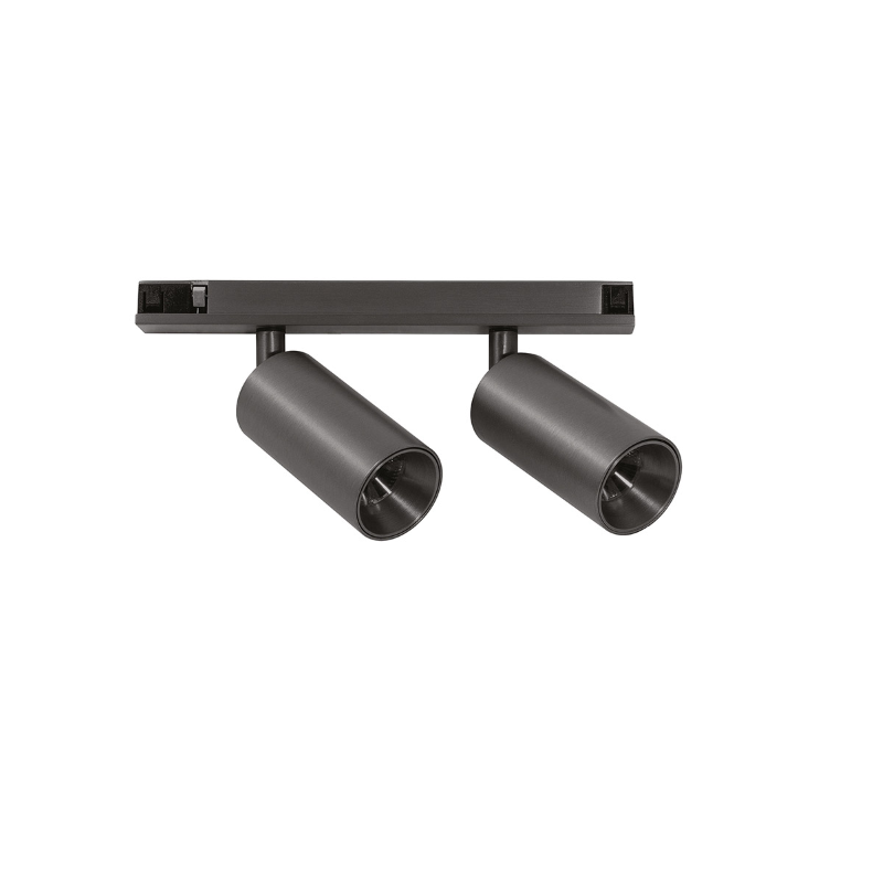 Spot Nickel Scuro 2x6W Led 3000K 790Lm