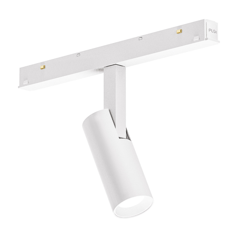 Proiettore bianco 8W led 4000k dim.