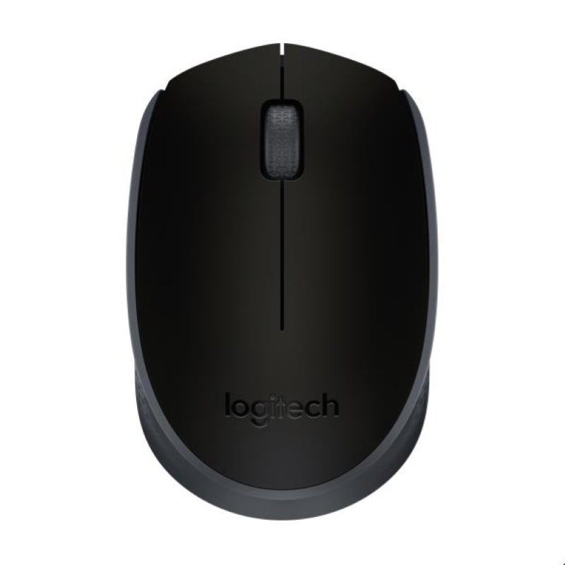 Logitech M170 Wireless Mouse, Ambidestro, Ottico, RF Wireless, 1000 DPI, Nero, Grigio  