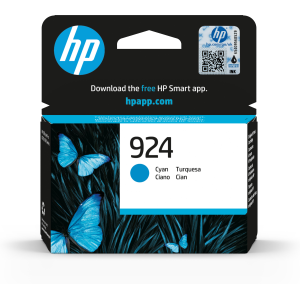 Originale HP Cartuccia d'inchiostro ciano 4K0U3NE 924 ~400 Pagine Cartuccia di inchiostro ciano originale HP 924