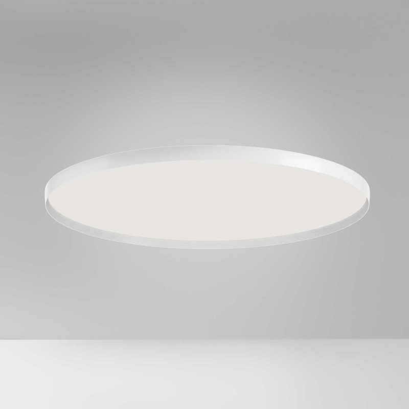 Plaf. all. bianco sat.76W LED.3000K 4000K