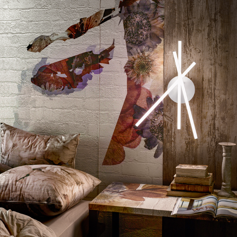 Plaf. alluminio bianco. 30W LED. 3000K.