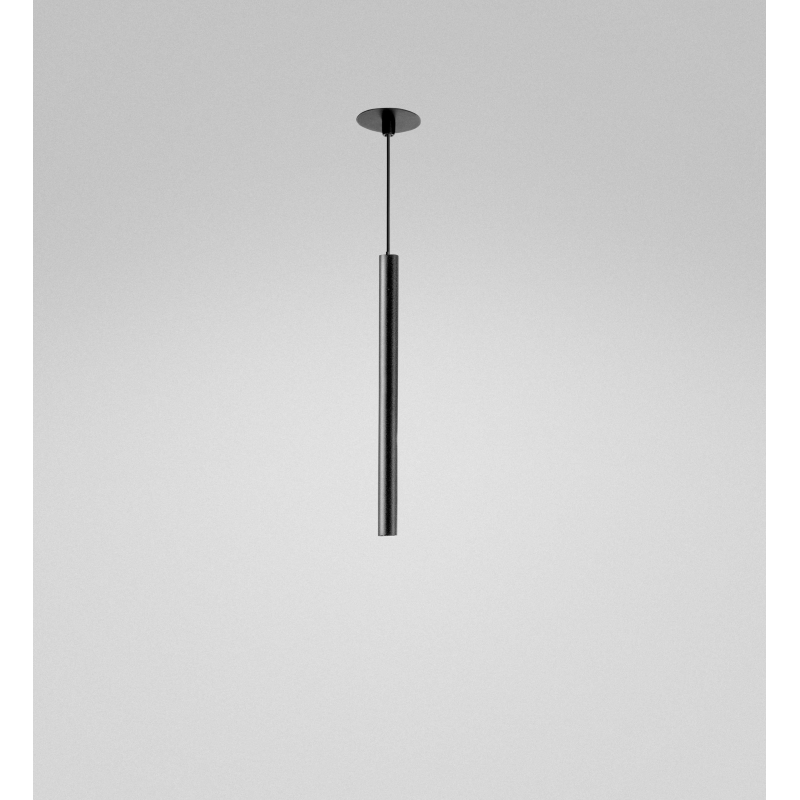 Sosp. in allum. ad inc. nero satin. 7W LED