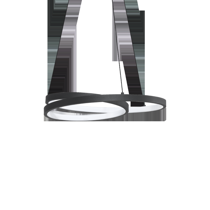 Lampada a sospensione OZ SP D040 ON-OFF NERO 3000K