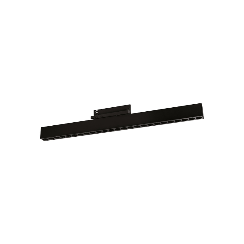 Reglette nera 24w led 3000k