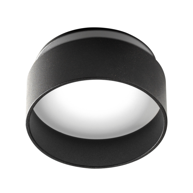 Faretto alluminio nero opaco 1xGU10.