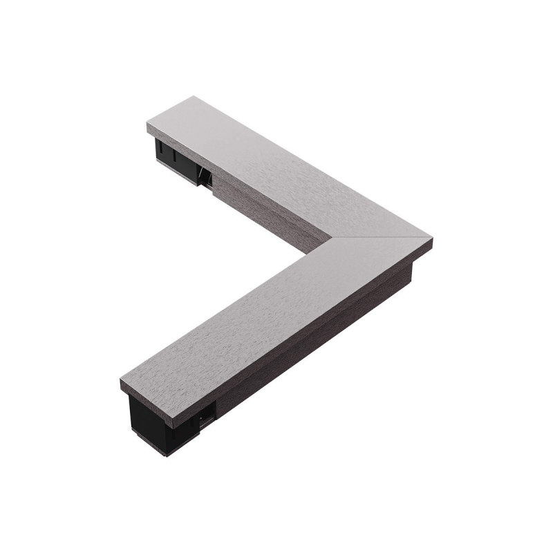 Connettore a l bin. Nickel scuro