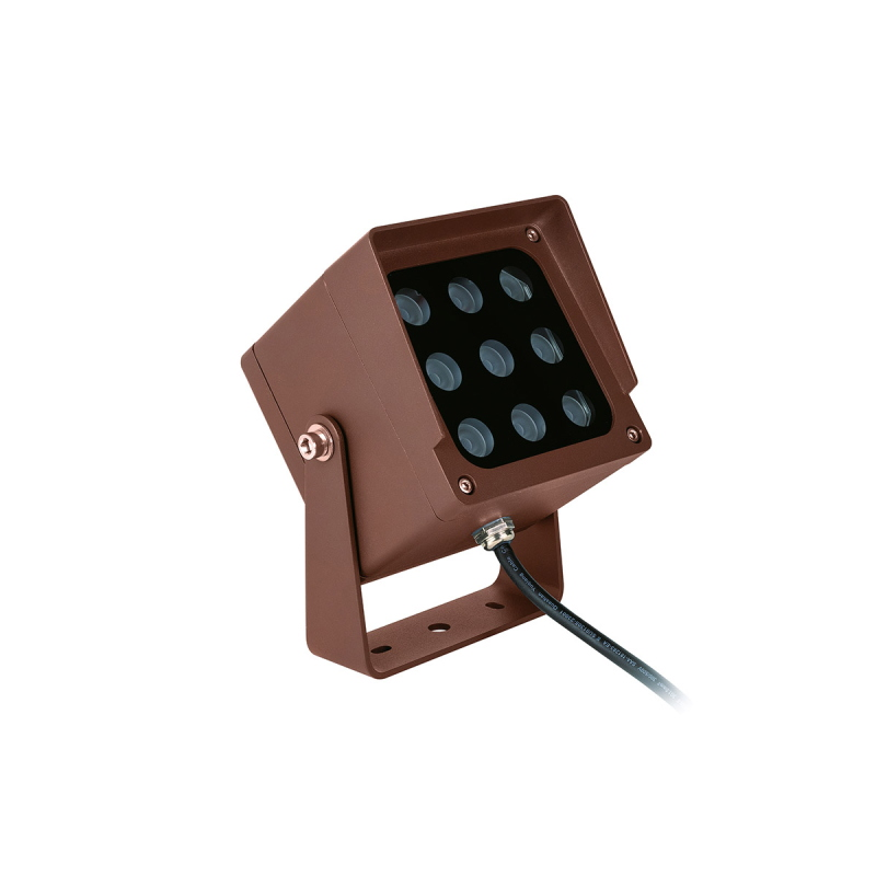 Proiettore led 18w cct marrone