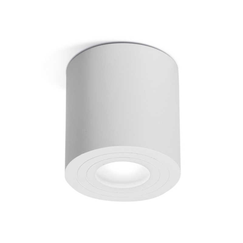 Plafone alluminio bianco. 1xGU10