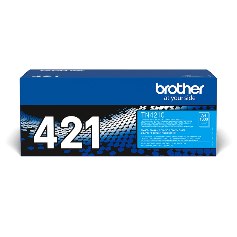 Originale Brother toner ciano TN-421C 421 ~1800 Pagine
