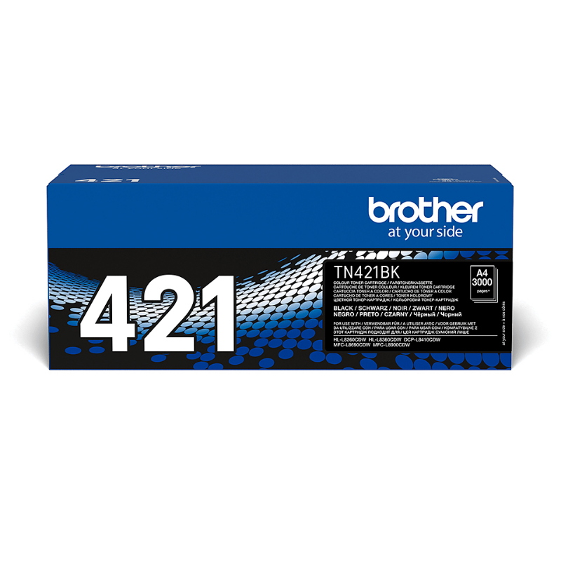 Originale Brother toner nero TN-421BK 421 ~3000 Pagine