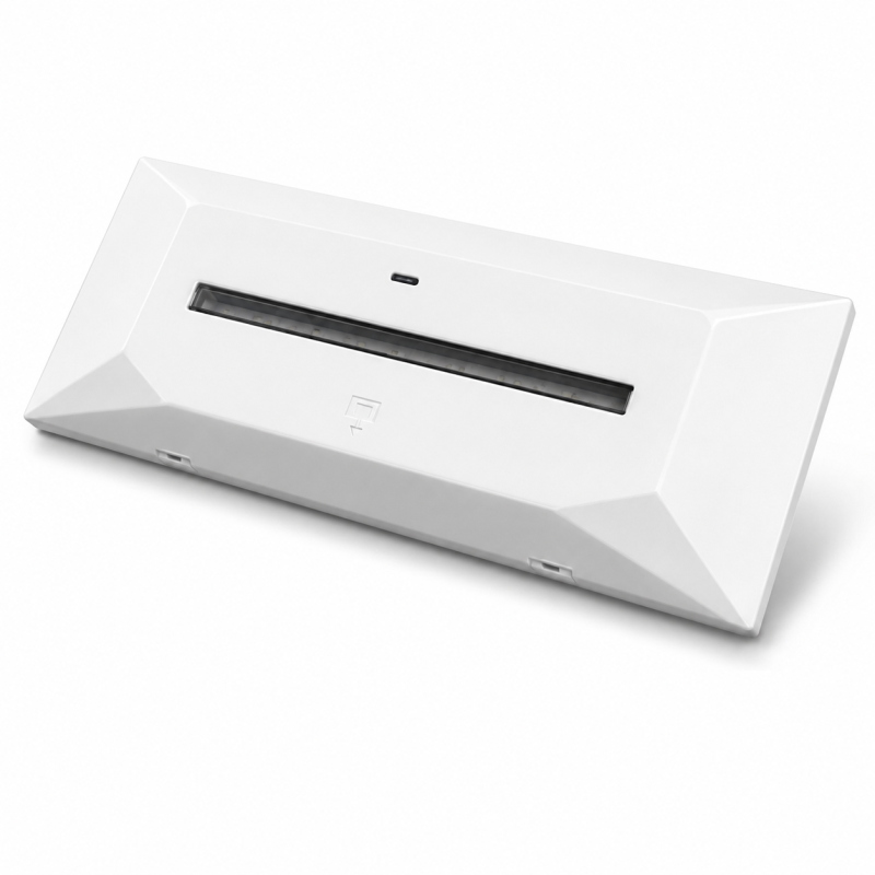 Lampada d'emergenza sottile slim senza incasso Design LED