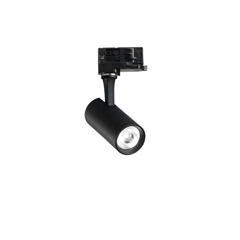 Tracklights FOX TR 3-PHASE 08W CRI90 3000K ON-OFF NERO