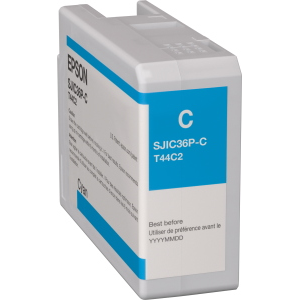 Originale Epson Cartuccia d'inchiostro ciano C13T44C240 SJIC36P-C 80ml