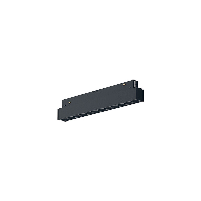 Reglette nera 12w led 4000k dimmerabile