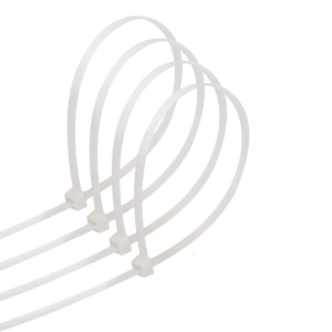 Fascette fermacavo in nylon (30 pz) 4,8x250mm bianche