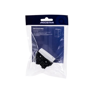Deviatore bianco Serie AVP compatibile con Plana