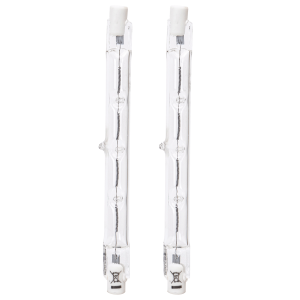 Lampadina alogena R7S J118 118mm 80W 2900K confezione doppia 2pz 