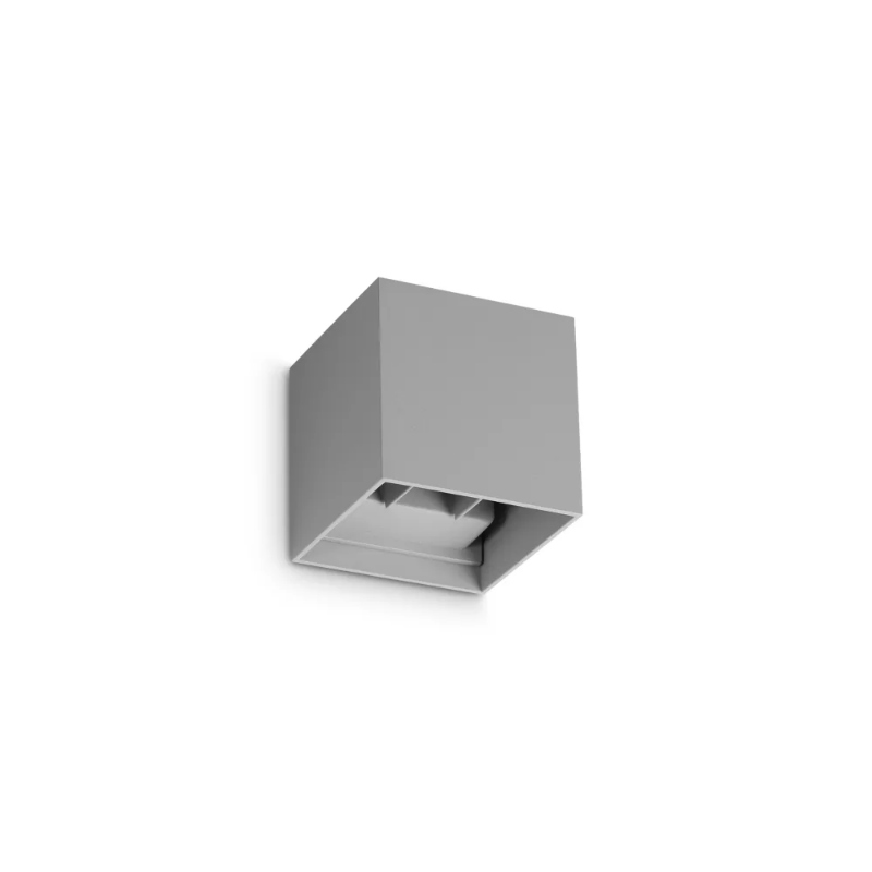 Lampada da parete ATOM AP D10 GRIGIO 3000K