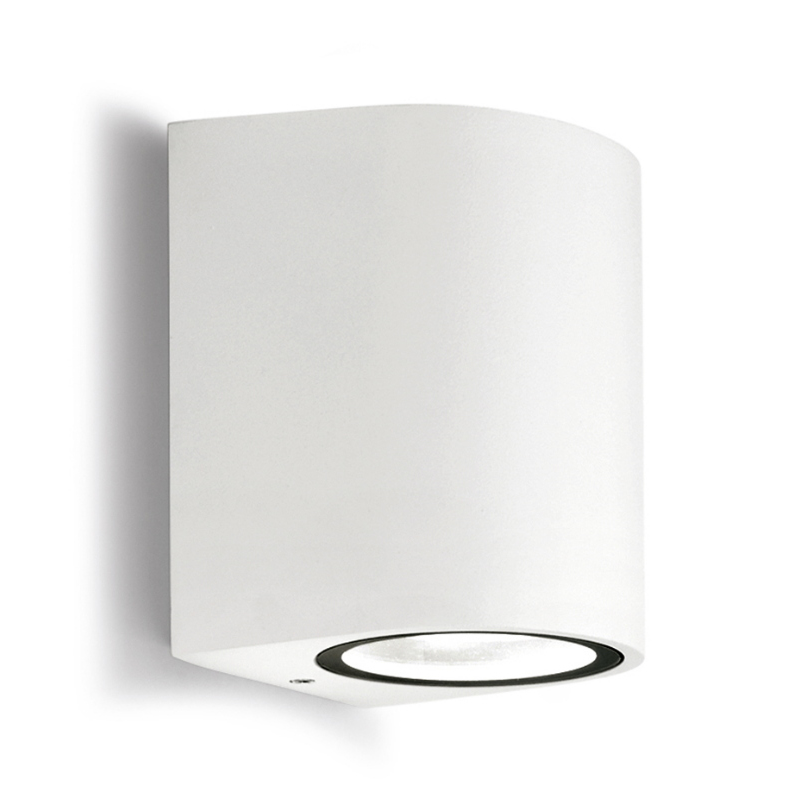 Applique alluminio bianco. 1xGU10.