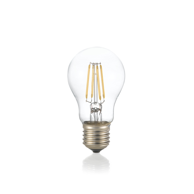 Lampadina E27 GOCCIA 08W 3000K CRI90 TRASP