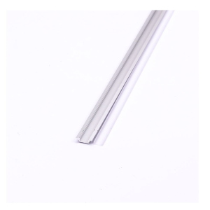 Profilo in Alluminio Colore Silver per Strip LED a Incasso (Max l: 12,4mm) Copertura Satinata 2000 x 24,7 x 7mm